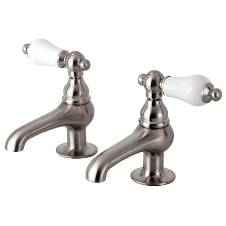 Kingston Brass Basin Faucet (1)CCPL8CSC (1)CCPL8CSH, Brushed Nickel CC5L8